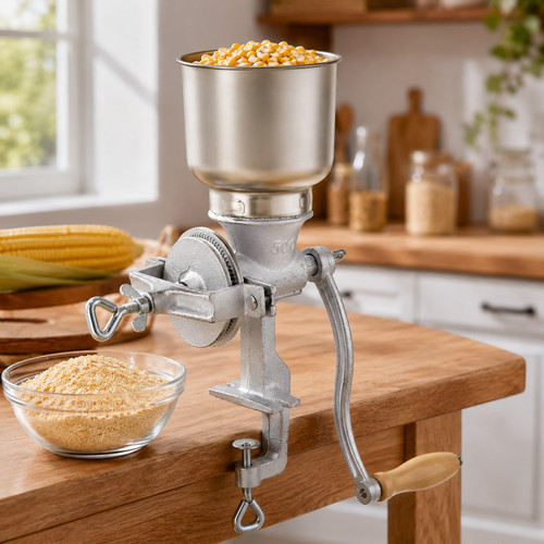 Manual grain grinder aluminum - grinder,