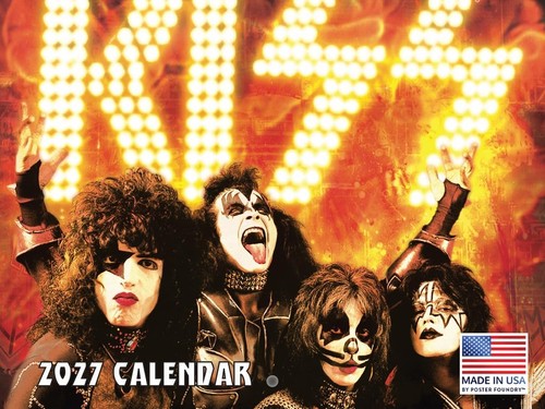 Kiss calendar 2027 music band - music,