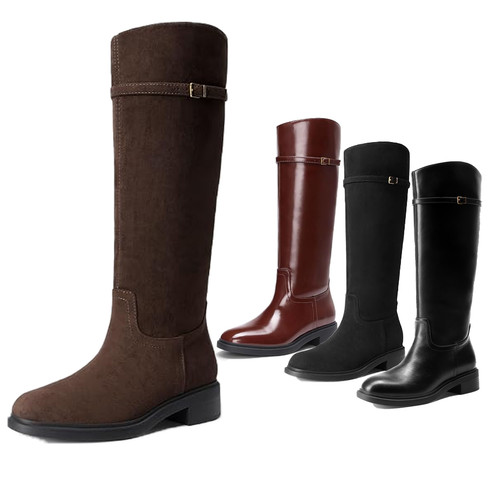 Womens knee high riding boots - womens,