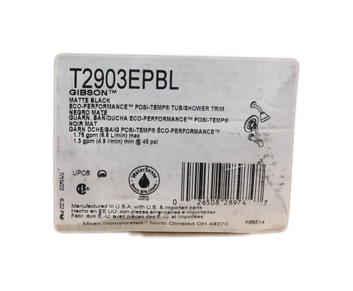 Moen t2903epbl gibson handle - t2903epbl,