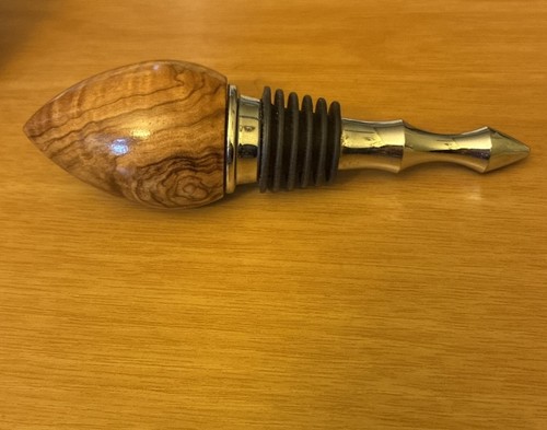 Hand made turned wood and - hand,