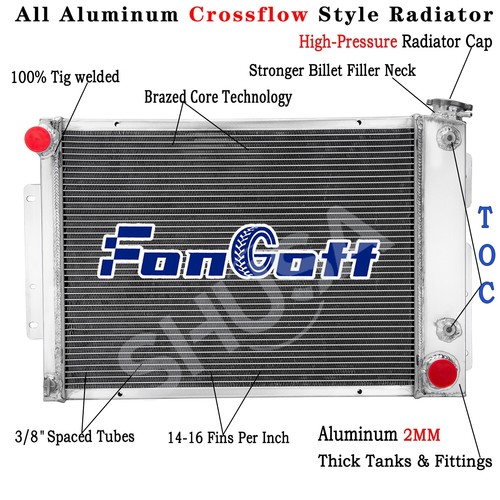 Row aluminum radiator fit - 2,