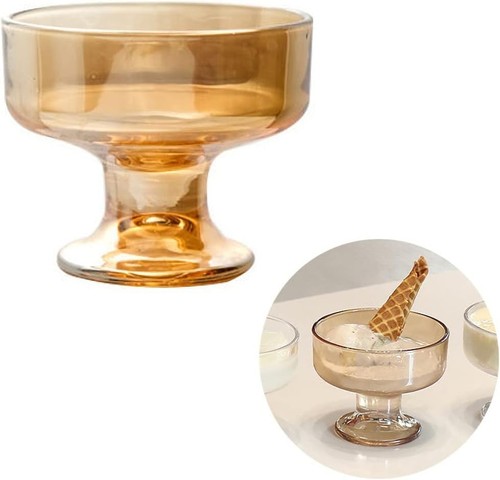 Small glass trifle bowl - small,