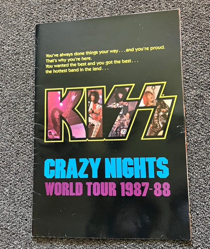 Kiss tour book - kiss, “crazy