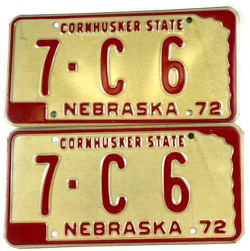 Vintage nebraska 1972 auto - vintage,
