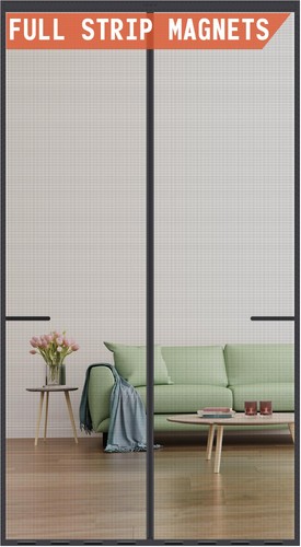 Magnetic screen door - screen,
