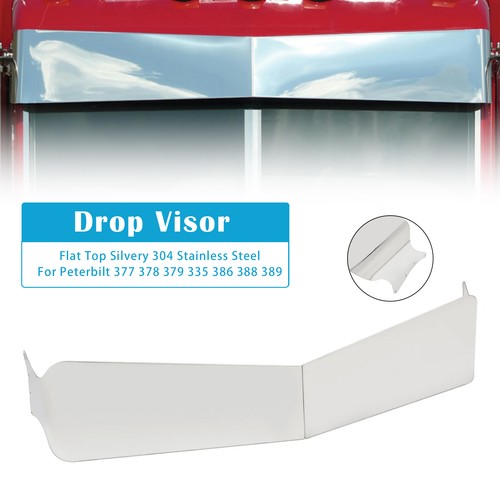 304ss drop visor for peterbilt - 304ss,