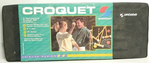 Sportcraft croquet set leisure - sportcraft,