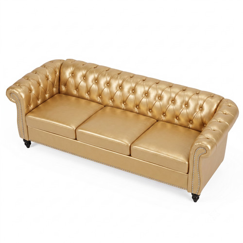 Chesterfield upholstered sofa - chesterfield,