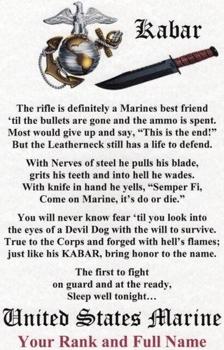 Kabar united states marine - kabar,