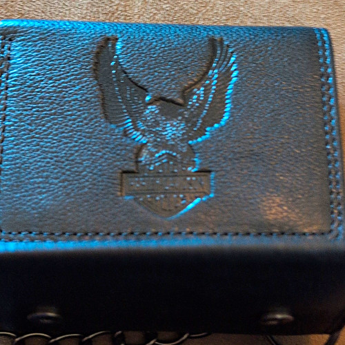 Harley davidson black leather - harley-davidson,