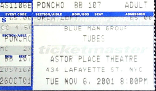 The tubes blue man - tubes, group