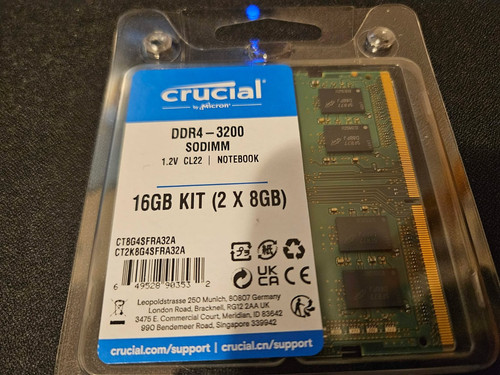 Crucial 16gb 3200mhz - crucial,