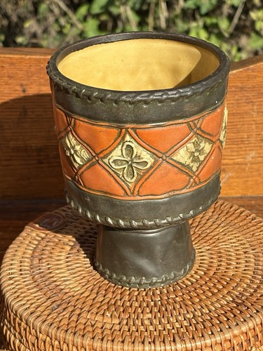 Vintage mcm ceramic planter - vintage,