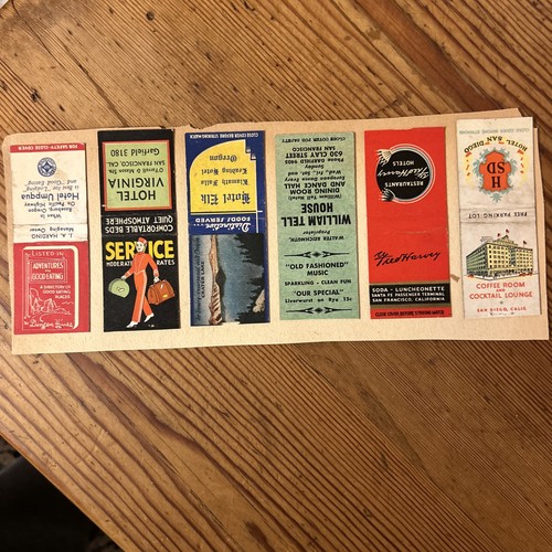 Vintage match book - vintage,