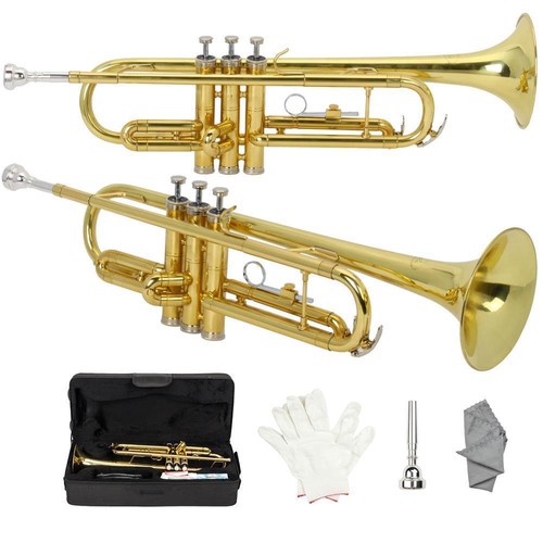 Golden lacquer brass - golden, bb