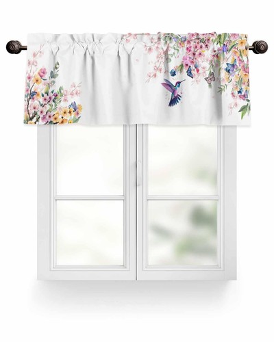 Spring flower curtain valances - flower,
