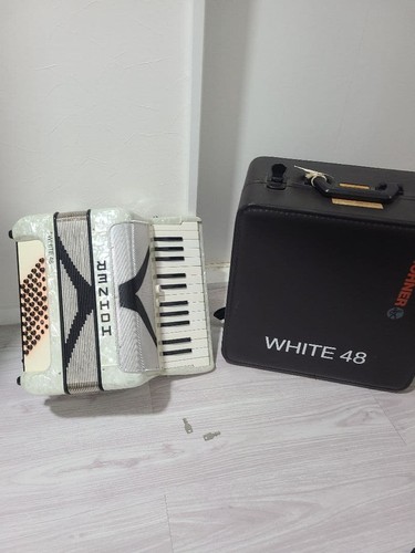 Hohner white bass accordion - white,