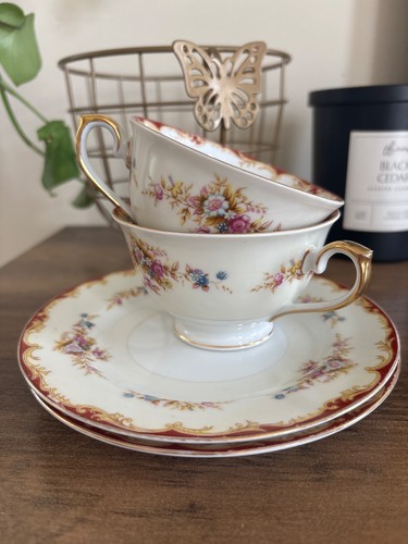 Pink gold and white bone - and, white,