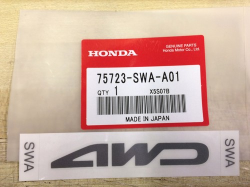 Genuine oem honda 4wd - oem,