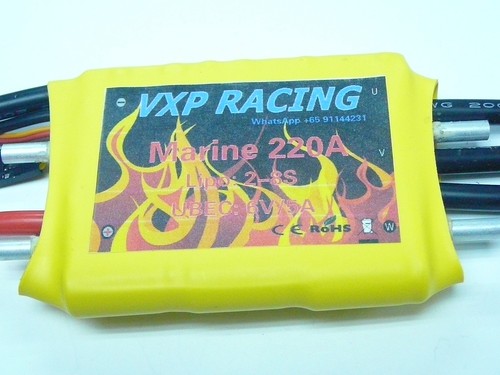 Vxp racing esc 220a - vxp, 8s