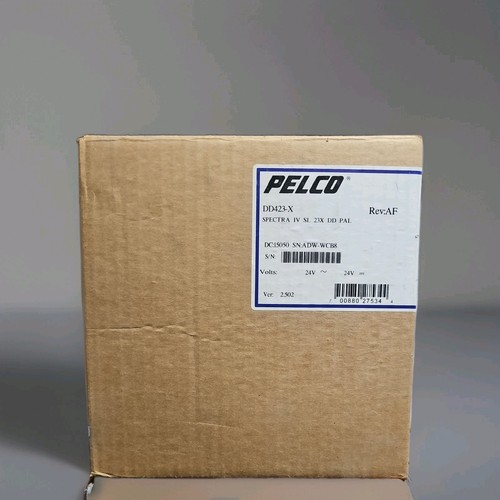 Pelco dd423 spectra sl - spectra, iv