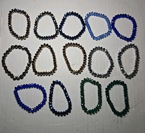 Lot crystal bracelets in - 14,