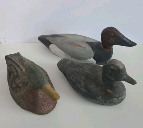 Lot vintage duck decoys 2 - lot,