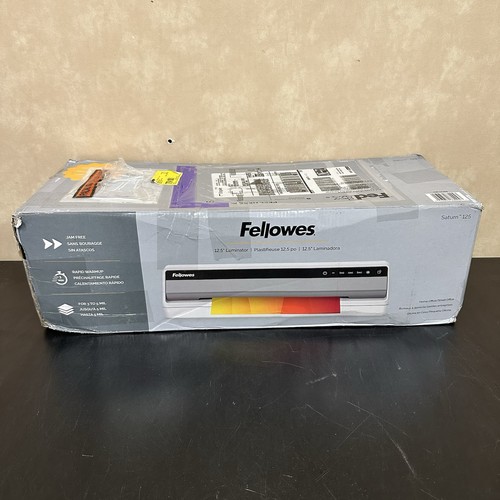 Fellowes saturn 125 laminator - fellowes,