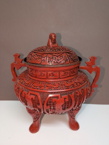 Large chinese cinnabar covered - large,