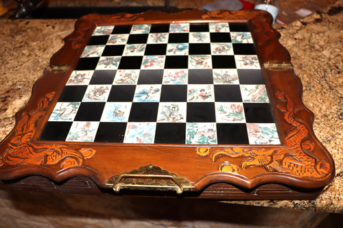 Vintage asian chinese folding - asian,