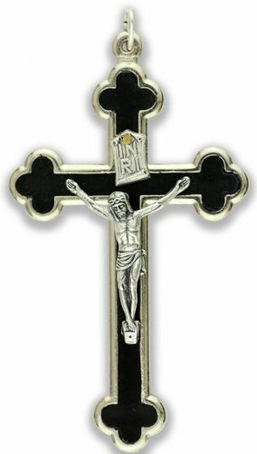 Silver tone with - tone, black