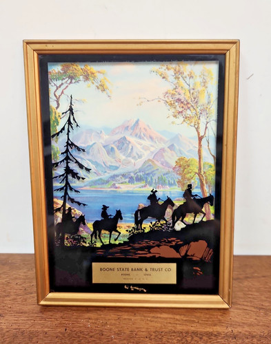 Vintage cowboy silhouette - vintage,