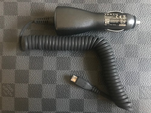 Genuine vertu car charger - genuine,