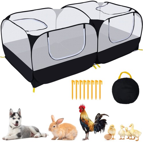 Small animals playpen - animals, playpen,pet