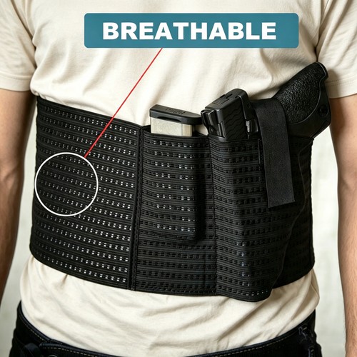 Tactical belly band holster - tactical,
