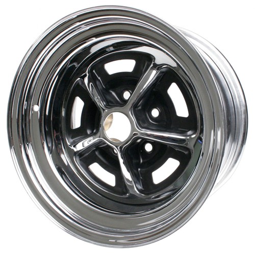 Chrome black magnum - 15"x8",