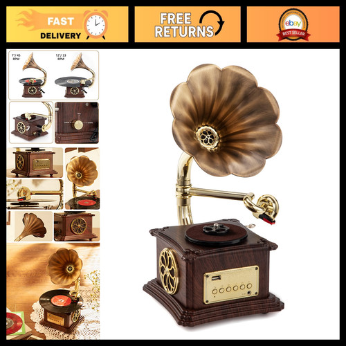 Vintage mini gramophone record - mini,