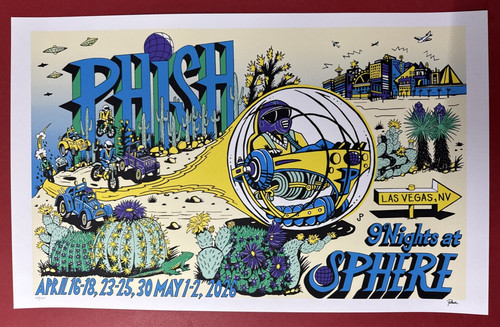 Original phish sphere poster - phish,