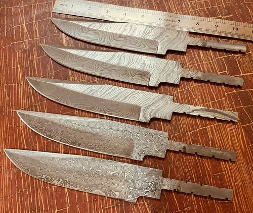 Lot damascus steel hand - damascus,