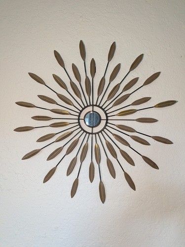 Vintage starburst wall mirror - starburst,