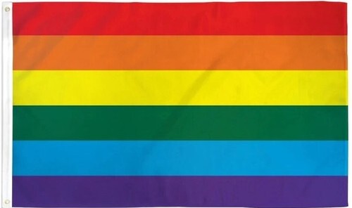 Rainbow 3x5ft poly - 3x5ft, flag