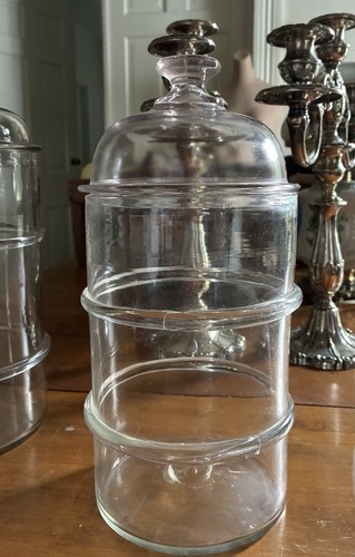 Antique blown glass ring - ring, jar