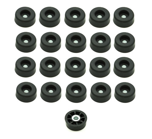 Soft round rubber feet x - round, 1