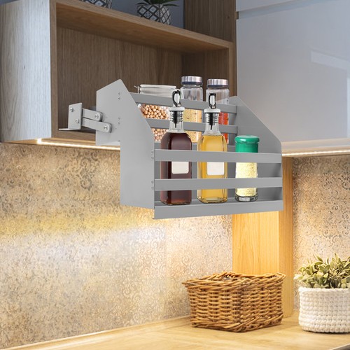 Pull down cabinet - down, organizer
