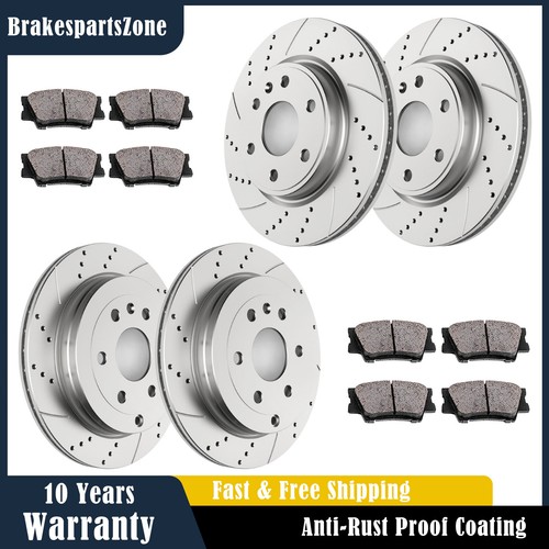 Front and rear brake rotors - ​front,