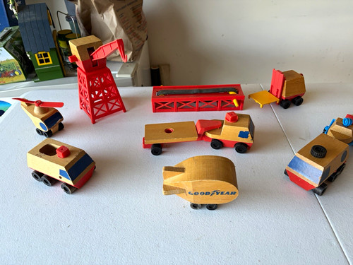 Vintage playschool wooden - vintage, toy