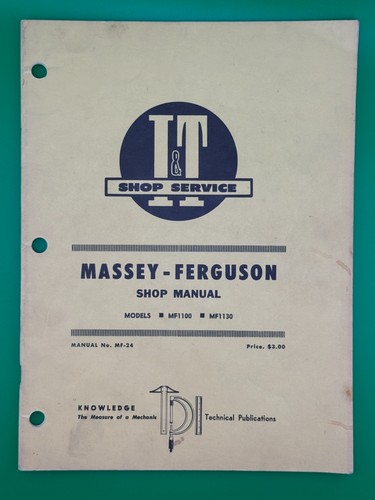 Massey ferguson 24 shop - i&t,