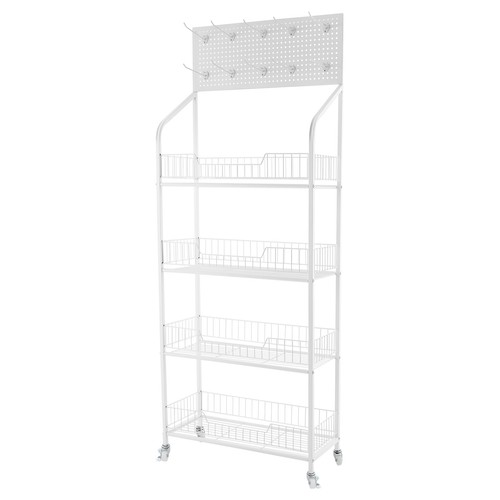 Tier movable retail display - 4-tier,