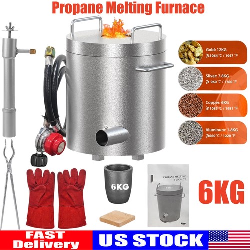 6kg propane melting furnace - 6kg,